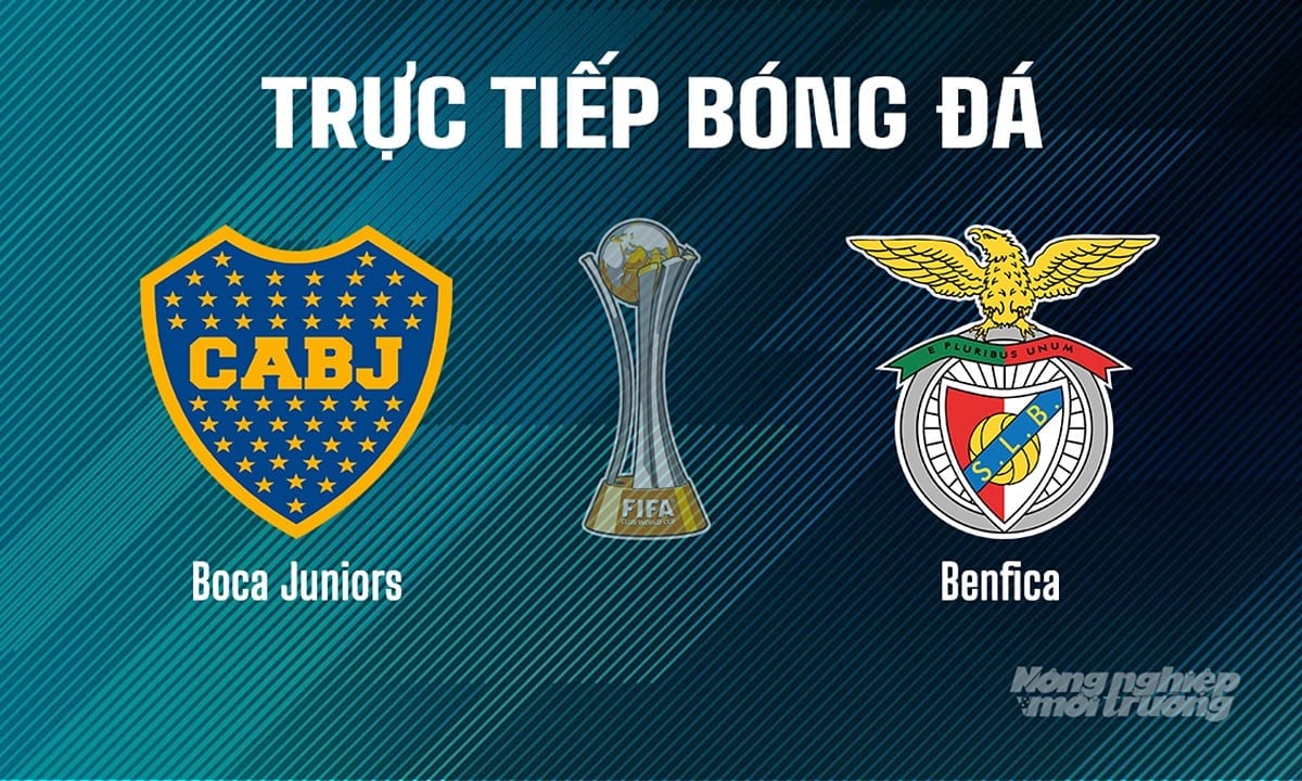 Trực tiếp bóng đá giải FIFA Club World Cup 2025 giữa Boca Juniors vs Benfica ngày 17/6/2025