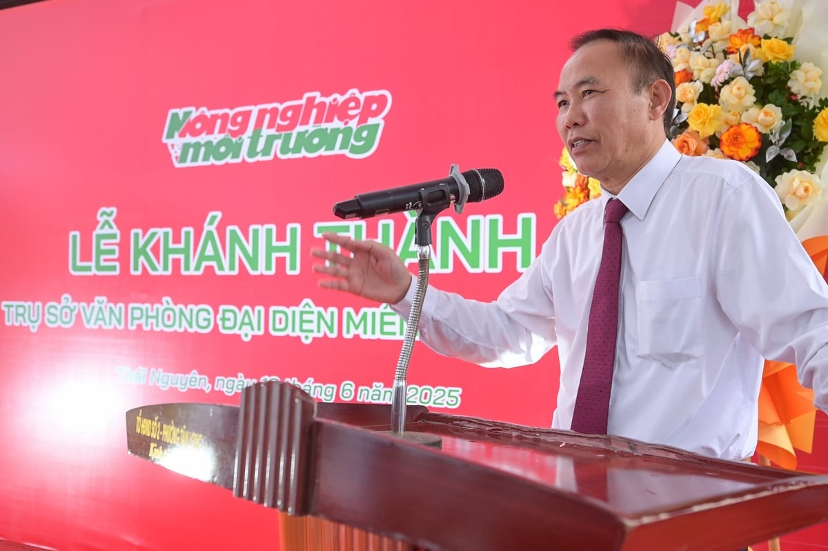Thứ trưởng Phùng Đức Tiến phát biểu tại lễ khánh thành. Ảnh: Tùng Đinh. Thứ trưởng Phùng Đức Tiến phát biểu tại lễ khánh thành. Ảnh: Tùng Đinh.