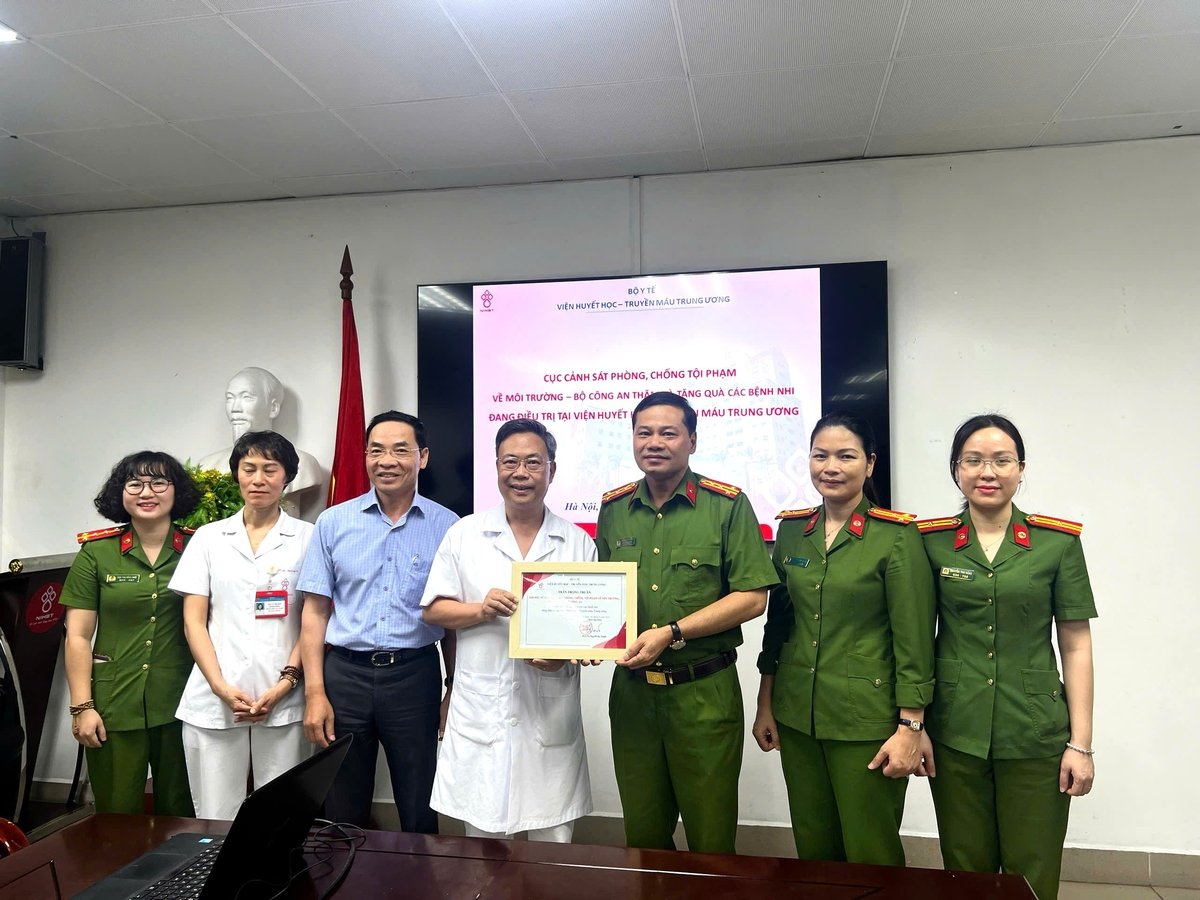 Chương trình thiện nguyện tại Bệnh viện Huyết học - Truyền máu Trung ương. Ảnh: Nguyễn Trường. Chương trình thiện nguyện tại Bệnh viện Huyết học - Truyền máu Trung ương. Ảnh: Nguyễn Trường.