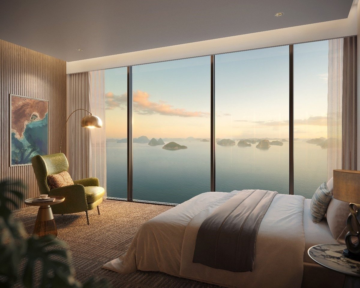 Những khoảnh khắc bình minh và hoàng hôn từ phòng ngủ hướng vịnh tại SkyM không chỉ đáng nhớ, mà còn góp phần định vị khác biệt trong phân khúc BĐS ven biển Hạ Long. Ảnh: BIM land. Những khoảnh khắc bình minh và hoàng hôn từ phòng ngủ hướng vịnh tại SkyM không chỉ đáng nhớ, mà còn góp phần định vị khác biệt trong phân khúc BĐS ven biển Hạ Long. Ảnh: BIM land.