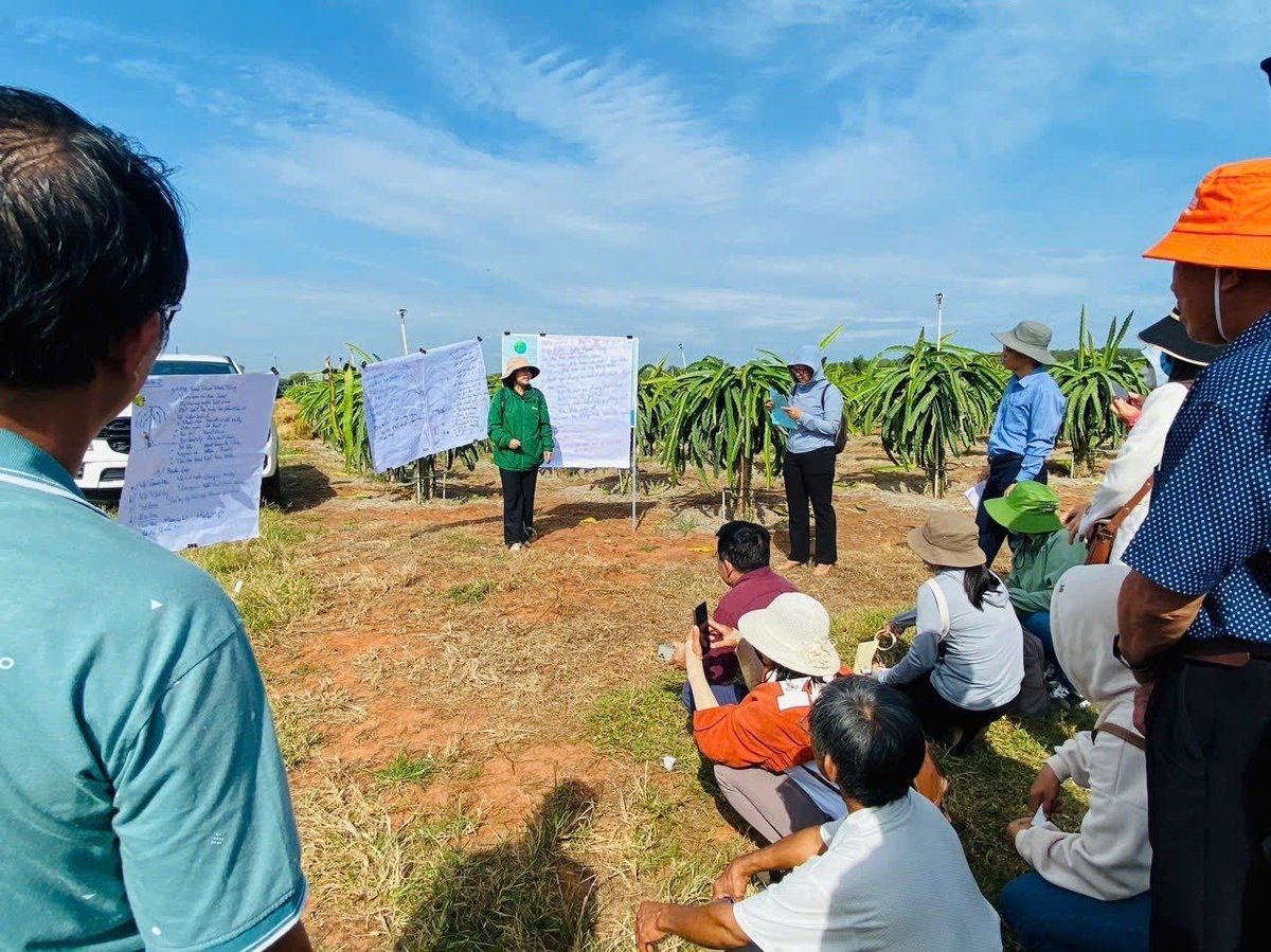 Một buổi tập huấn cho cán bộ khuyến nông về nông nghiệp chống chịu biến đổi khí hậu. Ảnh: TN. Một buổi tập huấn cho cán bộ khuyến nông về nông nghiệp chống chịu biến đổi khí hậu. Ảnh: TN.