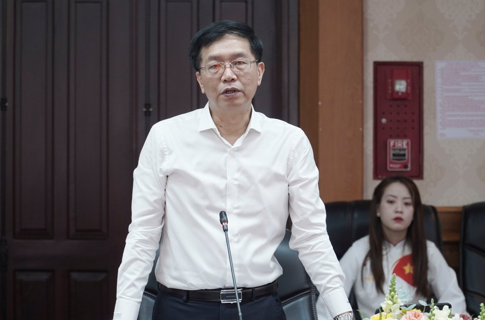 Đồng chí Trần Quang Dũng, Phó Bí thư Thường trực Đảng ủy Petrovietnam phát biểu tại Hội nghị. Ảnh: PV. Đồng chí Trần Quang Dũng, Phó Bí thư Thường trực Đảng ủy Petrovietnam phát biểu tại Hội nghị. Ảnh: PV.
