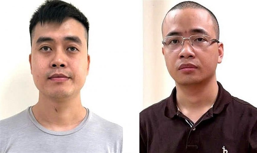 Đối tượng Hoàng Quang Thịnh và Lê Khắc Minh. Ảnh: Bộ Công an. Đối tượng Hoàng Quang Thịnh và Lê Khắc Minh. Ảnh: Bộ Công an.