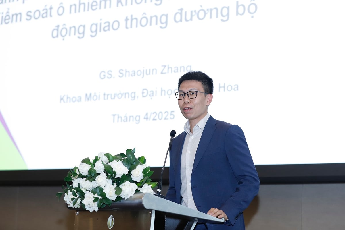 GS. Shaojun Zhang, Khoa Môi trường, Đại học Thanh Hoa. Ảnh: Khương Trung. GS. Shaojun Zhang, Khoa Môi trường, Đại học Thanh Hoa. Ảnh: Khương Trung.