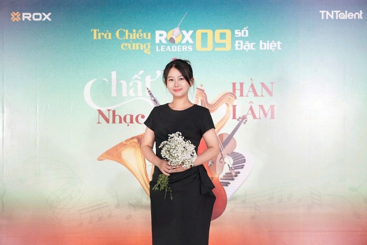 Thanh Huyền trong sự kiện 'Trà chiều cùng ROX Leaders'. Ảnh: ROX. Thanh Huyền trong sự kiện 'Trà chiều cùng ROX Leaders'. Ảnh: ROX.