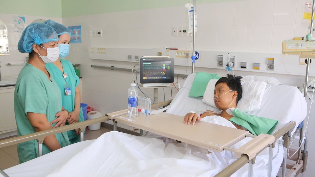 Sức khỏe bệnh nhân được ghép gan tiến triển tốt. Ảnh: BVCC. Sức khỏe bệnh nhân được ghép gan tiến triển tốt. Ảnh: BVCC.