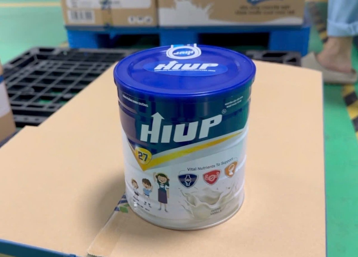 Sản phẩm dinh dưỡng Hiup. Ảnh: Nguyễn Trường. Sản phẩm dinh dưỡng Hiup. Ảnh: Nguyễn Trường.