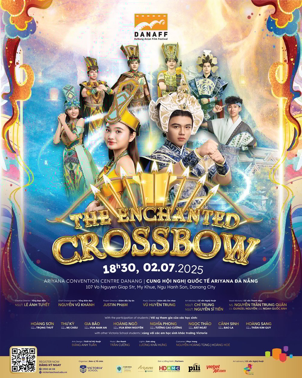 Vở nhạc kịch 'The Enchanted Crossbow' sẽ góp mặt tại Liên hoan phim châu Á Đà Nẵng. Ảnh: Victoria School. Vở nhạc kịch 'The Enchanted Crossbow' sẽ góp mặt tại Liên hoan phim châu Á Đà Nẵng. Ảnh: Victoria School.