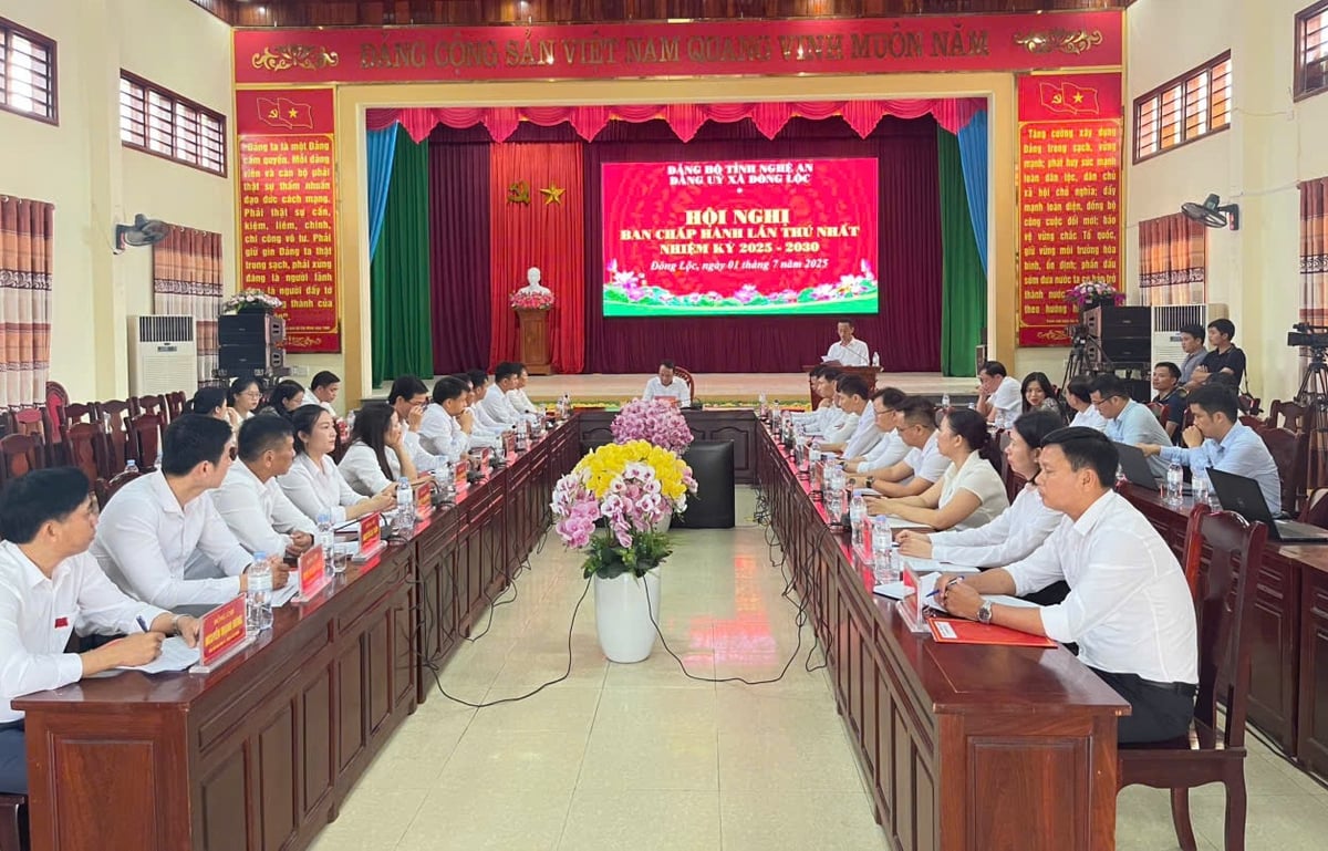 Đông Lộc là xã được hình thành trên cơ sở sắp xếp toàn bộ diện tích tự nhiên, quy mô dân số của các xã Khánh Hợp, Nghi Thạch và Thịnh Trường. Ảnh: Hữu Tình. Đông Lộc là xã được hình thành trên cơ sở sắp xếp toàn bộ diện tích tự nhiên, quy mô dân số của các xã Khánh Hợp, Nghi Thạch và Thịnh Trường. Ảnh: Hữu Tình.