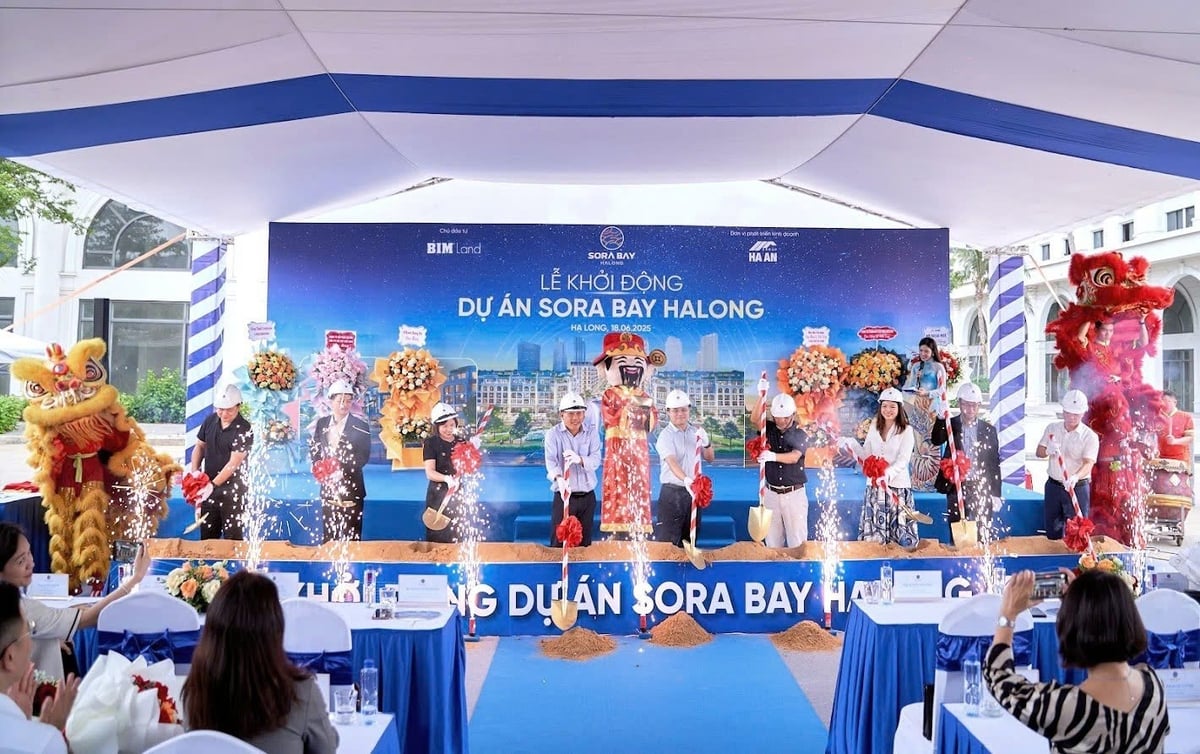Nghi lễ chính thức khởi động dự án Sora Bay Halong. Ảnh: BIM Land. Nghi lễ chính thức khởi động dự án Sora Bay Halong. Ảnh: BIM Land.