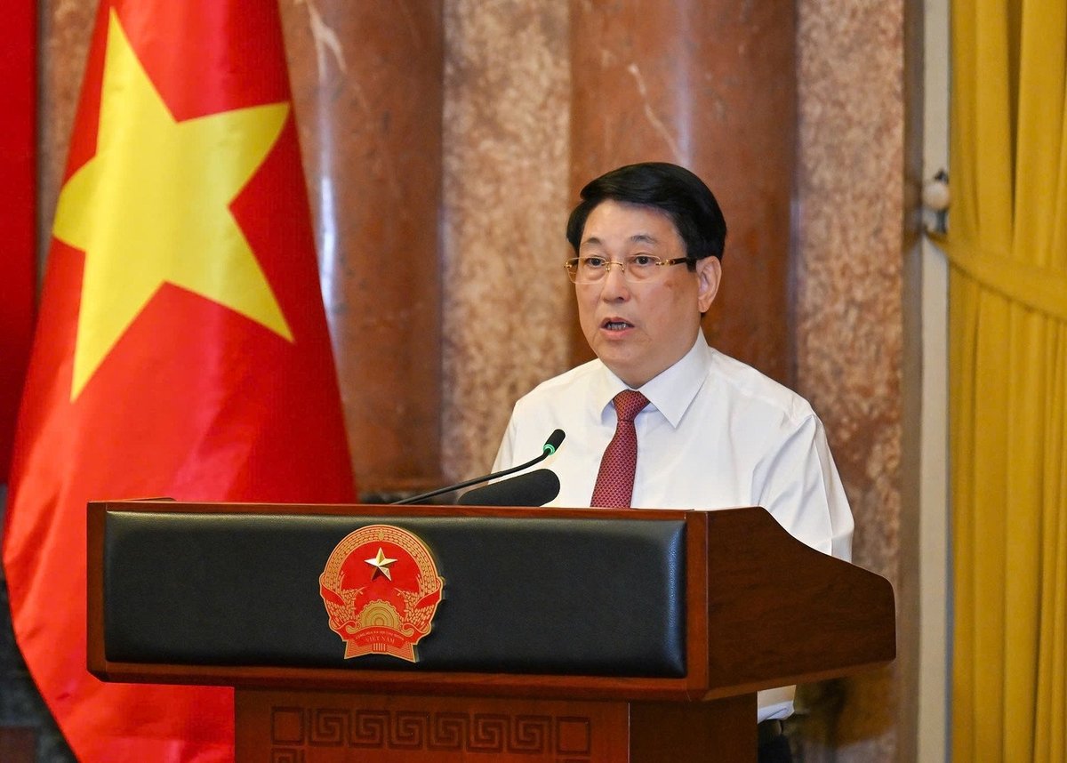 Chủ tịch nước Lương Cường phát biểu tại buổi gặp mặt. Ảnh: Báo Nhân dân. Chủ tịch nước Lương Cường phát biểu tại buổi gặp mặt. Ảnh: Báo Nhân dân.