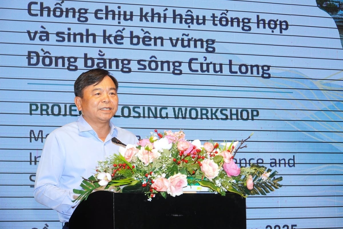 Thứ trưởng Bộ Nông nghiệp và Môi trường Nguyễn Hoàng Hiệp ghi nhận thành công của Dự án WB9. Ảnh: Kim Anh. Thứ trưởng Bộ Nông nghiệp và Môi trường Nguyễn Hoàng Hiệp ghi nhận thành công của Dự án WB9. Ảnh: Kim Anh.