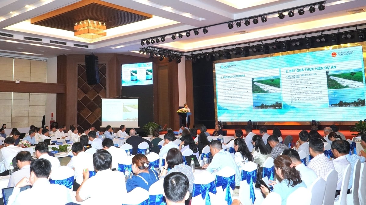 Hội nghị tổng kết Dự án Chống chịu khí hậu tổng hợp và sinh kế bền vững ĐBSCL (Dự án WB9) tổ chức tại TP Cần Thơ chiều ngày 20/6. Ảnh: Kim Anh. Hội nghị tổng kết Dự án Chống chịu khí hậu tổng hợp và sinh kế bền vững ĐBSCL (Dự án WB9) tổ chức tại TP Cần Thơ chiều ngày 20/6. Ảnh: Kim Anh.