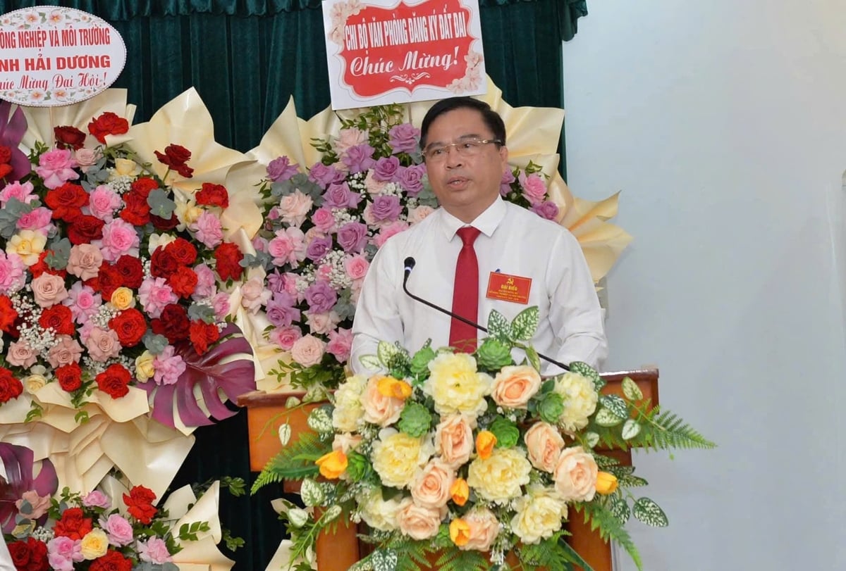 Ông Dương Đình Ổn - Giám đốc Sở Nông nghiệp và Môi trường Hải Phòng thông qua Báo cáo Chính trị nhiệm kỳ 2020-2025 tại Đại hội. Ảnh: Đàm Thanh. Ông Dương Đình Ổn - Giám đốc Sở Nông nghiệp và Môi trường Hải Phòng thông qua Báo cáo Chính trị nhiệm kỳ 2020-2025 tại Đại hội. Ảnh: Đàm Thanh.