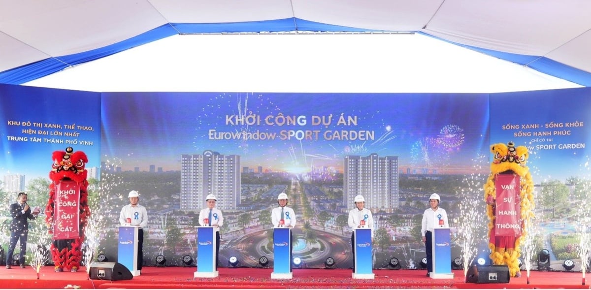 Khu đô thị Eurowindow Sport Garden khởi công sáng 20/6 tại trung tâm thành phố Vinh. Khu đô thị Eurowindow Sport Garden khởi công sáng 20/6 tại trung tâm thành phố Vinh.