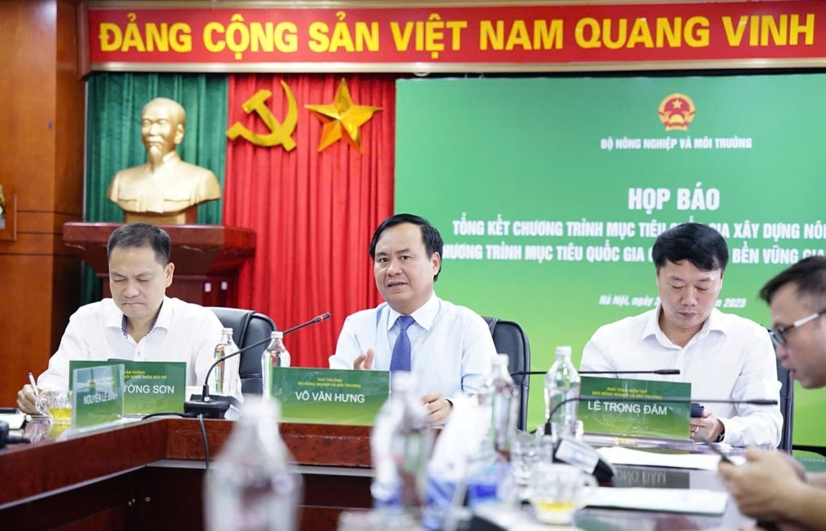 Thứ trưởng Bộ Nông nghiệp và Môi trường Võ Văn Hưng chủ trì Họp báo. Ảnh: Linh Linh. Thứ trưởng Bộ Nông nghiệp và Môi trường Võ Văn Hưng chủ trì Họp báo. Ảnh: Linh Linh.