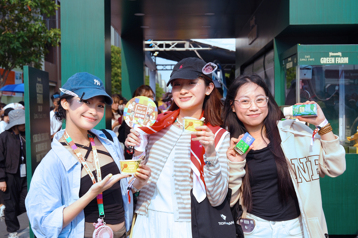 Vinamilk Green Farm thu hút người tiêu dùng thế hệ mới nhờ sự đổi mới – sáng tạo ở cả thương hiệu, sản phẩm và cách tiếp cận người dùng. Ảnh: An Minh. Vinamilk Green Farm thu hút người tiêu dùng thế hệ mới nhờ sự đổi mới – sáng tạo ở cả thương hiệu, sản phẩm và cách tiếp cận người dùng. Ảnh: An Minh.