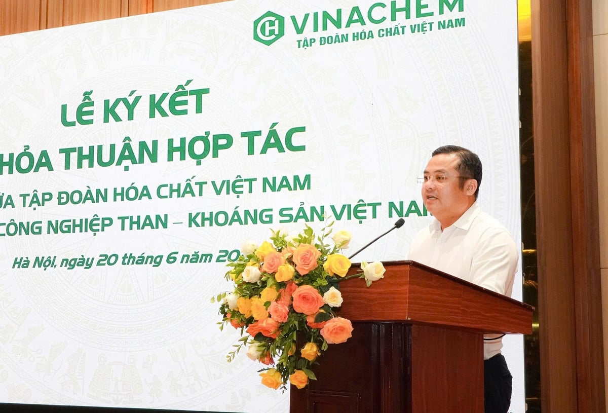 Ông Phùng Quang Hiệp, Chủ tịch HĐTV Tập đoàn Hóa chất Việt Nam phát biểu tại buổi thảo luận. Ảnh: Vinachem. Ông Phùng Quang Hiệp, Chủ tịch HĐTV Tập đoàn Hóa chất Việt Nam phát biểu tại buổi thảo luận. Ảnh: Vinachem.