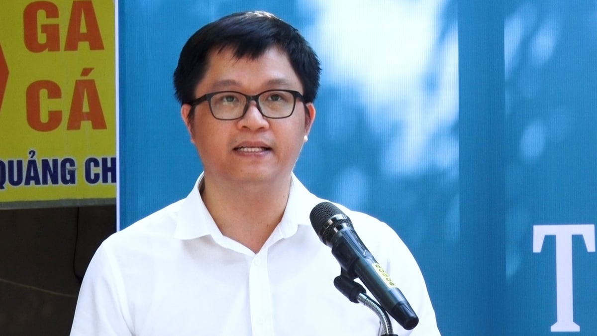 Ông Nguyễn Thành Trung - Giám đốc Công ty TNHH Công nghệ sinh học Vinseed phát biểu tại lễ khai trương Trung tâm OCOP Hòa Xuân. Ảnh: Phạm Huy. Ông Nguyễn Thành Trung - Giám đốc Công ty TNHH Công nghệ sinh học Vinseed phát biểu tại lễ khai trương Trung tâm OCOP Hòa Xuân. Ảnh: Phạm Huy.