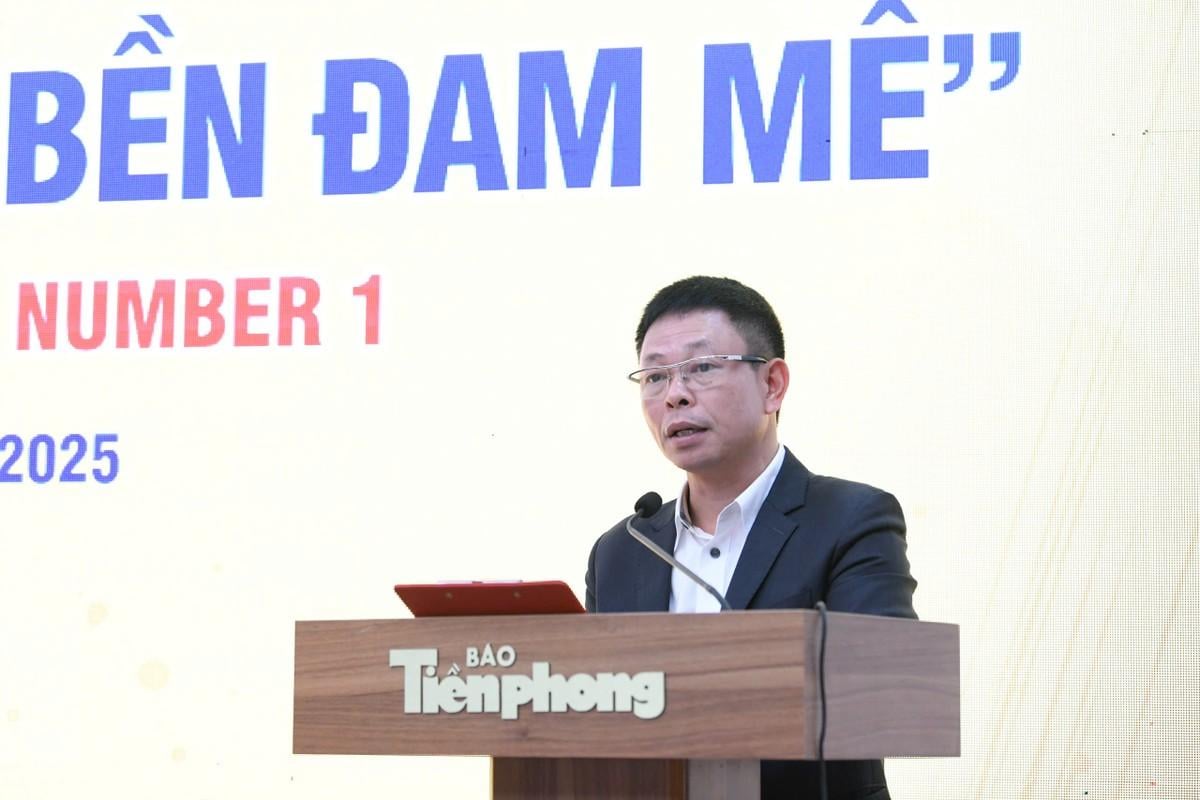 Ông Phùng Công Sưởng phát biểu tại lễ công bố giải thưởng 'Bền Đam Mê'. Ảnh: Tân Hiệp Phát. Ông Phùng Công Sưởng phát biểu tại lễ công bố giải thưởng 'Bền Đam Mê'. Ảnh: Tân Hiệp Phát.