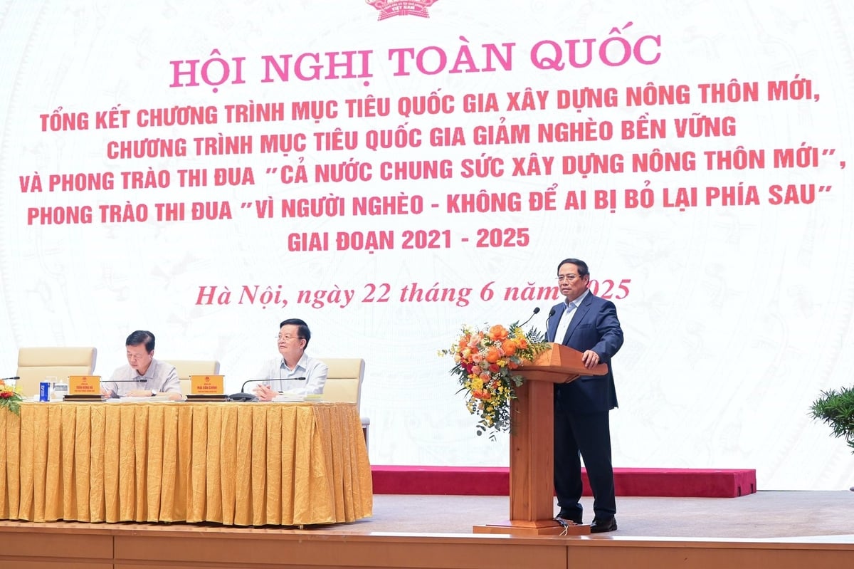 Thủ tướng Phạm Minh Chính phát biểu tại Hội nghị toàn quốc. Ảnh: Tùng Đinh. Thủ tướng Phạm Minh Chính phát biểu tại Hội nghị toàn quốc. Ảnh: Tùng Đinh.