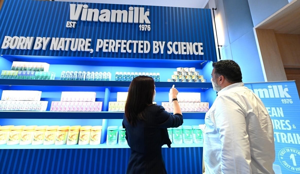Many delegates at the congress expressed their impression of Vinamilk's creativity and innovation in product development. Photo: An Minh.
