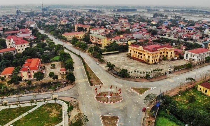 Trung tâm huyện Ân Thi (tỉnh Hưng Yên). Ảnh: Báo Hưng Yên. Trung tâm huyện Ân Thi (tỉnh Hưng Yên). Ảnh: Báo Hưng Yên.
