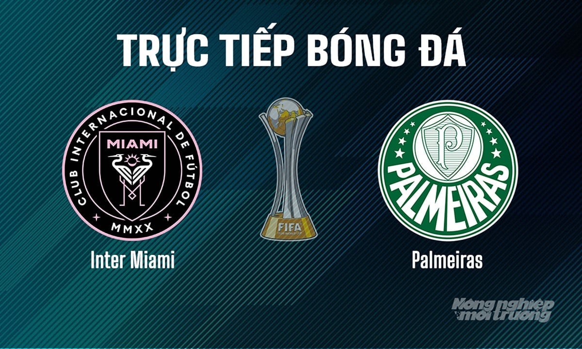 Trực tiếp bóng đá giải FIFA Club World Cup 2025 giữa Inter Miami vs Palmeiras hôm nay 24/6/2025 Trực tiếp bóng đá giải FIFA Club World Cup 2025 giữa Inter Miami vs Palmeiras hôm nay 24/6/2025