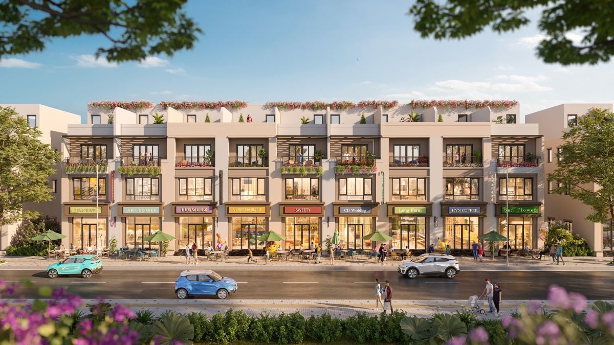 Nhà phố Vinhomes Green City có giá 'tốt nhất lịch sử', chỉ từ 4,79 tỷ đồng/căn.