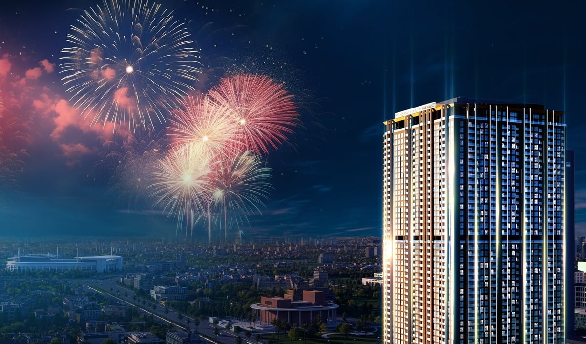Đặc quyền sống phiên bản giới hạn chiêm ngưỡng pháo hoa rực rỡ tại The Matrix One Premium. Ảnh: MIK Group. Đặc quyền sống phiên bản giới hạn chiêm ngưỡng pháo hoa rực rỡ tại The Matrix One Premium. Ảnh: MIK Group.