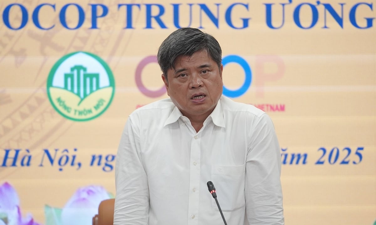 Thứ trưởng Trần Thanh Nam: Sản phẩm OCOP đang ngày càng chứng tỏ được vị trí, thương hiệu. Ảnh: Bảo Thắng. Thứ trưởng Trần Thanh Nam: Sản phẩm OCOP đang ngày càng chứng tỏ được vị trí, thương hiệu. Ảnh: Bảo Thắng.
