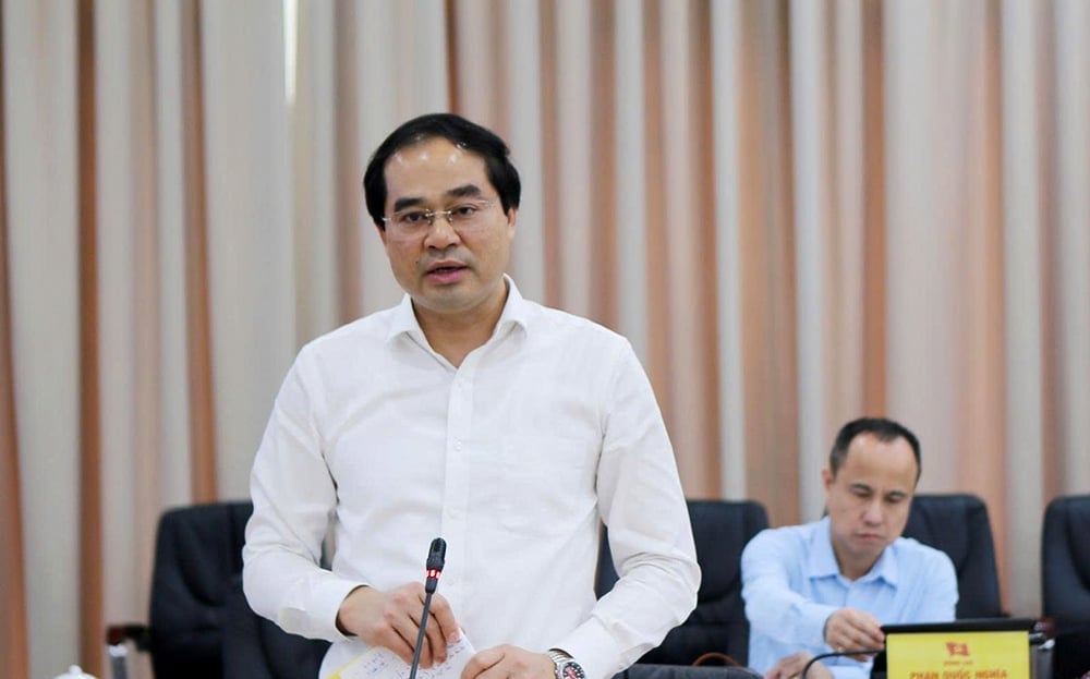 Ông Trịnh Xuân Trường - Bí thư Tỉnh uỷ, Chủ tịch UBND tỉnh Lào Cai phát biểu tại buổi làm việc. Ảnh: Thu Trang. Ông Trịnh Xuân Trường - Bí thư Tỉnh uỷ, Chủ tịch UBND tỉnh Lào Cai phát biểu tại buổi làm việc. Ảnh: Thu Trang.