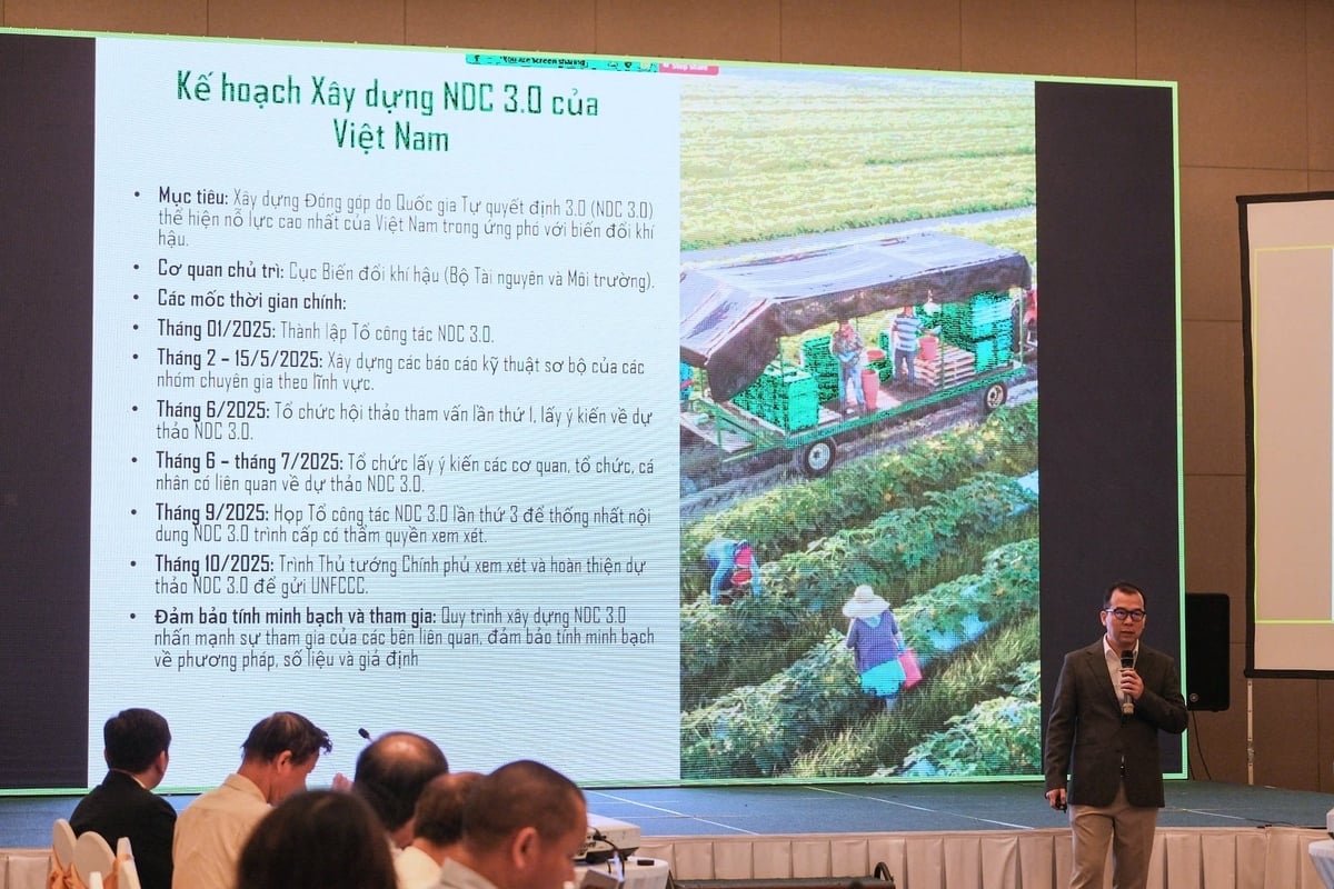 Hội thảo tham vấn dự thảo kế hoạch chi tiết triển khai Kế hoạch hành động Quốc gia về Chuyển đổi hệ thống lương thực - thực phẩm minh bạch, trách nhiệm và bền vững tại Việt Nam đến năm 2030, diễn ra ngày 24/6 tại Hà Nội. Ảnh: Quỳnh Chi.