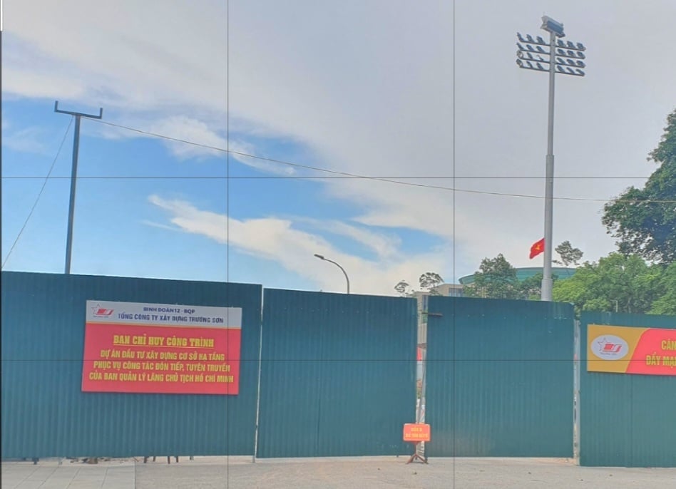 Tổng Công ty Xây dựng Trường Sơn, Binh Đoàn 12 (Bộ Quốc phòng) triển khai thi công Dự án. Ảnh: Xuân Vũ. Tổng Công ty Xây dựng Trường Sơn, Binh Đoàn 12 (Bộ Quốc phòng) triển khai thi công Dự án. Ảnh: Xuân Vũ.