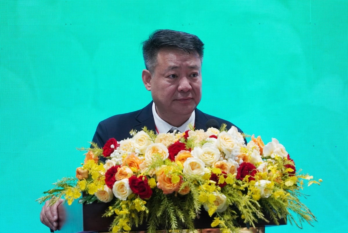 Ông Guo Wei, Tổng Thư ký Hiệp hội Công nghiệp Bảo vệ Thực vật Trung Quốc (CCPIA) phát biểu tại lễ khai mạc. Ảnh: Nguyễn Thủy. Ông Guo Wei, Tổng Thư ký Hiệp hội Công nghiệp Bảo vệ Thực vật Trung Quốc (CCPIA) phát biểu tại lễ khai mạc. Ảnh: Nguyễn Thủy.