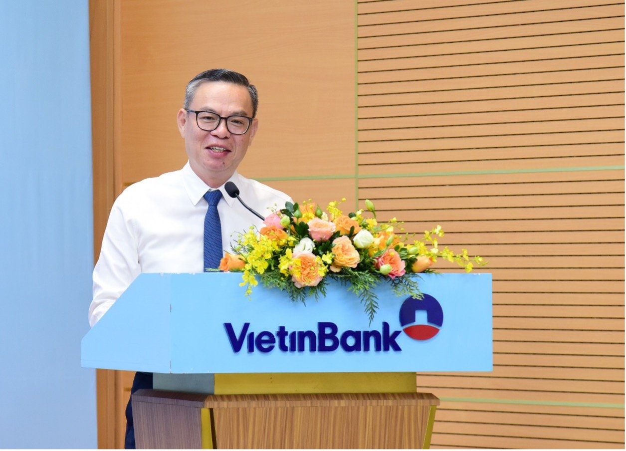 Ông Trần Minh Bình, Chủ tịch HĐQT VietinBank phát biểu tại sự kiện. Ảnh: VietinBank. Ông Trần Minh Bình, Chủ tịch HĐQT VietinBank phát biểu tại sự kiện. Ảnh: VietinBank.