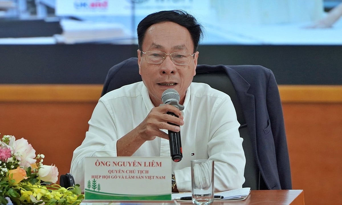 Ông Nguyễn Liêm cho rằng, các doanh nghiệp hiện có kinh nghiệm nhiều hơn trong việc ứng phó với các thay đổi từ Hoa Kỳ. Ảnh: Bảo Thắng. Ông Nguyễn Liêm cho rằng, các doanh nghiệp hiện có kinh nghiệm nhiều hơn trong việc ứng phó với các thay đổi từ Hoa Kỳ. Ảnh: Bảo Thắng.