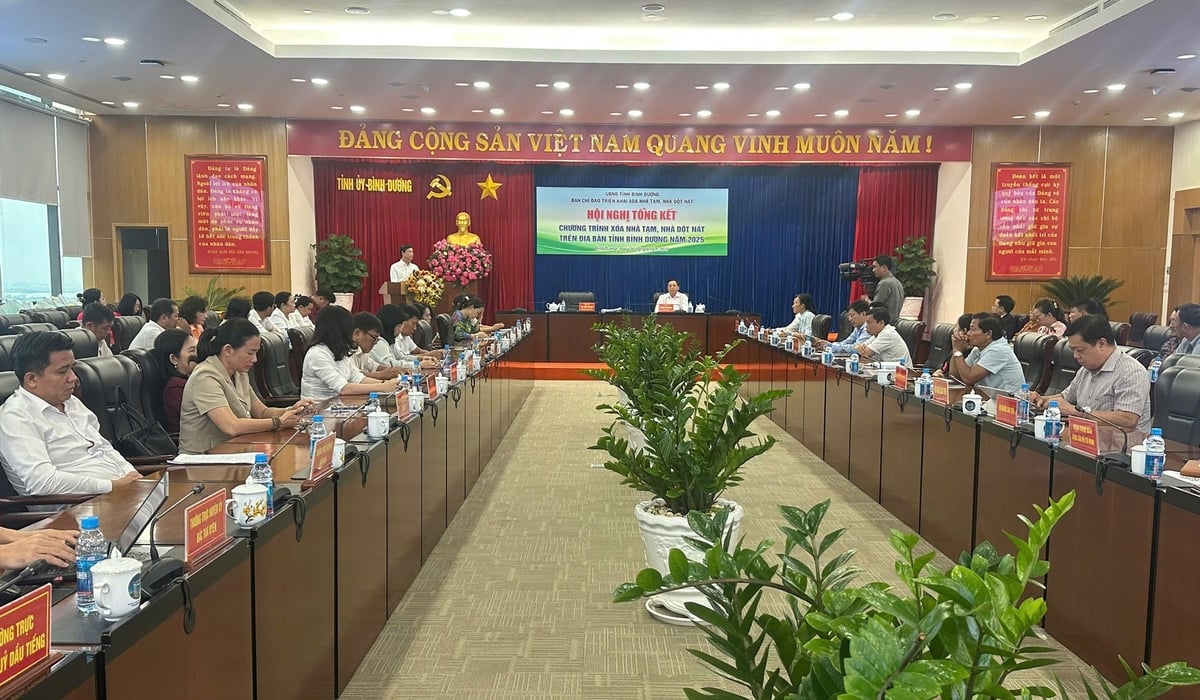 Quang cảnh Hội nghị tổng kết Chương trình xóa nhà tạm, nhà dột nát 2025. Ảnh: Thảo Lam. Quang cảnh Hội nghị tổng kết Chương trình xóa nhà tạm, nhà dột nát 2025. Ảnh: Thảo Lam.