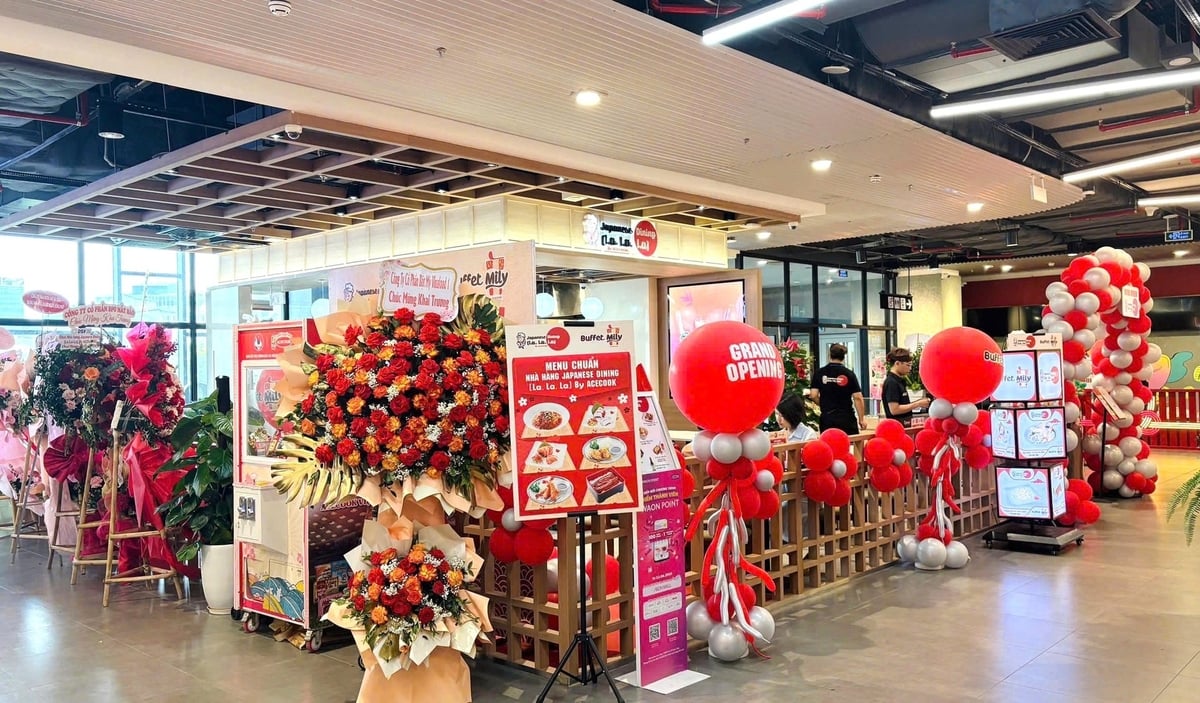 Nhà hàng Japanese Dining (La La La) được khai trương tại AEON Mall Xuân Thủy, Hà Nội. Ảnh: Acecook Việt Nam. Nhà hàng Japanese Dining (La La La) được khai trương tại AEON Mall Xuân Thủy, Hà Nội. Ảnh: Acecook Việt Nam.