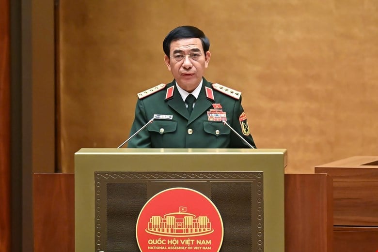 Đại tướng Phan Văn Giang, Bộ trưởng Bộ Quốc phòng. Ảnh: Quochoi. Đại tướng Phan Văn Giang, Bộ trưởng Bộ Quốc phòng. Ảnh: Quochoi.