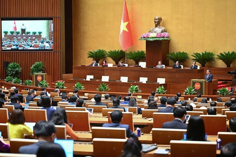 Toàn cảnh phiên họp. Ảnh: Quochoi. Toàn cảnh phiên họp. Ảnh: Quochoi.