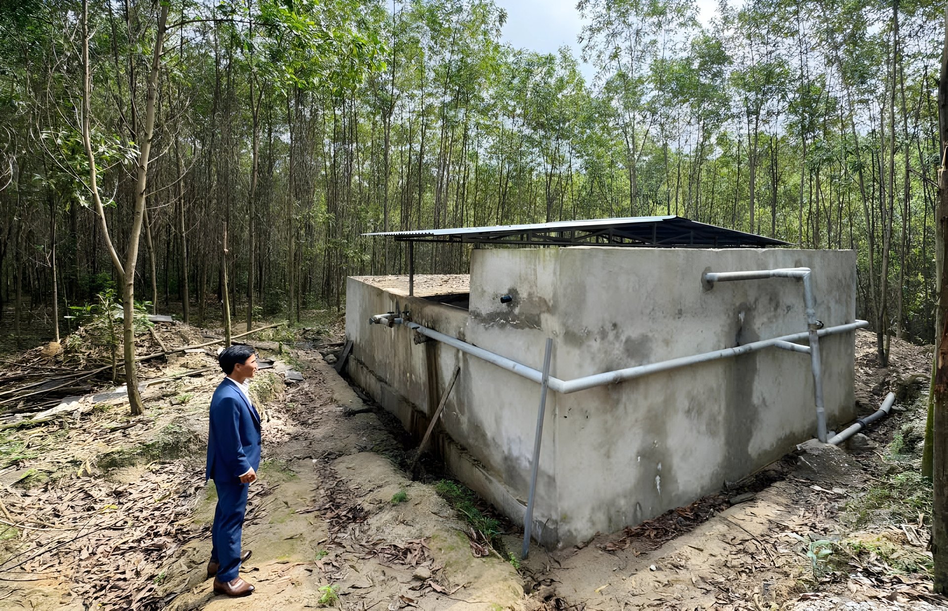 Công trình nước sinh hoạt tập trung cho người dân tại bản Khe Sung, xã Ngân Thủy. Ảnh: T. Phùng. Công trình nước sinh hoạt tập trung cho người dân tại bản Khe Sung, xã Ngân Thủy. Ảnh: T. Phùng.