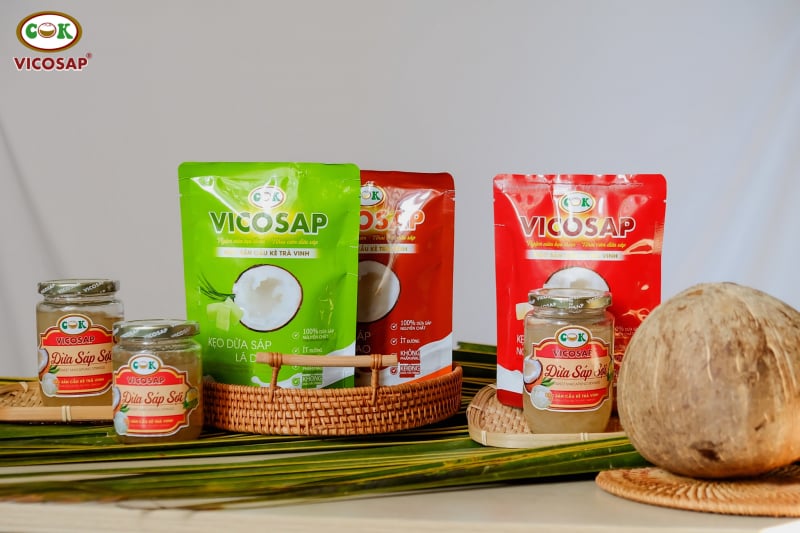 Tính đến nay, Vicosap đã có 4 sản phẩm đạt OCOP 5 sao. Ảnh: Vicosap. Tính đến nay, Vicosap đã có 4 sản phẩm đạt OCOP 5 sao. Ảnh: Vicosap.