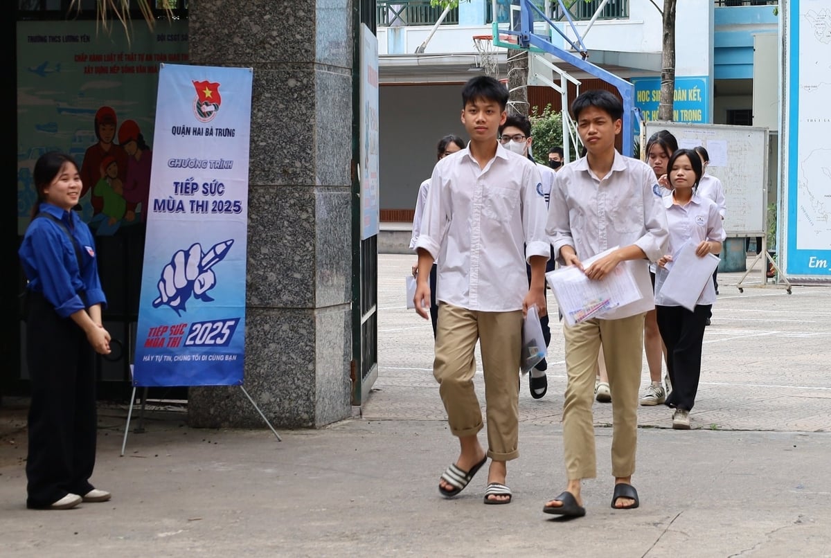 Thí sinh trên cả nước đã hoàn thành bài thi môn tự chọn trong sáng 27/6. Ảnh: Hoàng Hiền. Thí sinh trên cả nước đã hoàn thành bài thi môn tự chọn trong sáng 27/6. Ảnh: Hoàng Hiền.