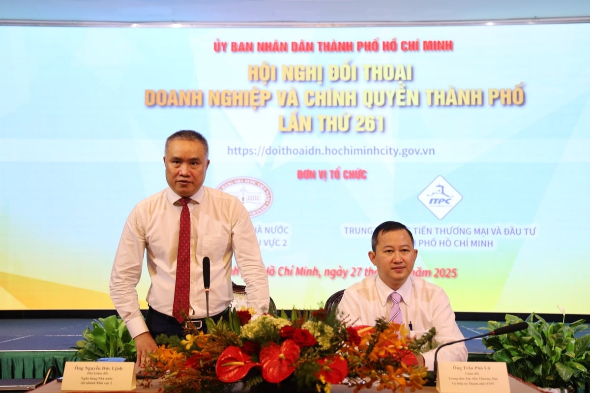 Ông Nguyễn Đức Lệnh - Phó Giám đốc Ngân hàng Nhà nước Chi nhánh Khu vực 2 phát biểu. Ảnh: ITPC. Ông Nguyễn Đức Lệnh - Phó Giám đốc Ngân hàng Nhà nước Chi nhánh Khu vực 2 phát biểu. Ảnh: ITPC.