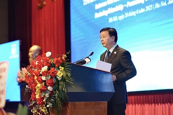 Phó Thủ tướng Chính phủ Trần Hồng Hà phát biểu tại Hội thảo. Ảnh: BNG. Phó Thủ tướng Chính phủ Trần Hồng Hà phát biểu tại Hội thảo. Ảnh: BNG.