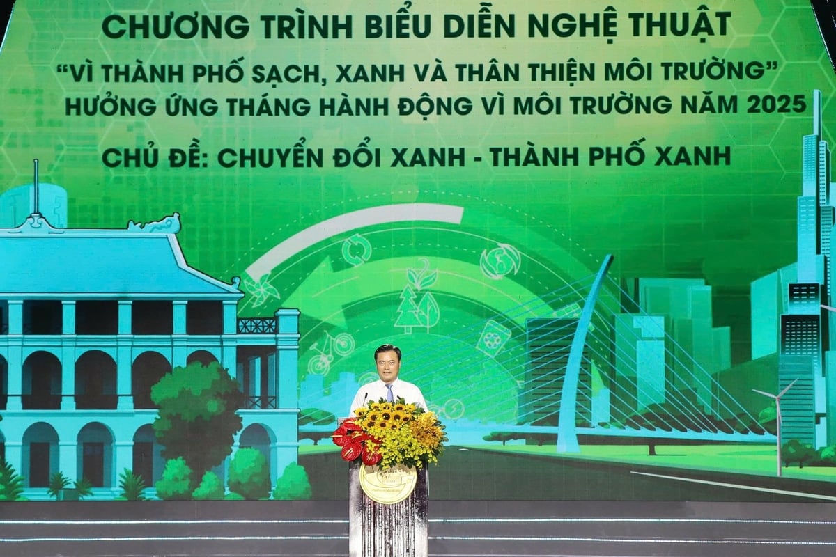 Phó Chủ tịch UBND TP.HCM Bùi Xuân Cường phát biểu tại chương trình. Ảnh: Anh Hoàng. Phó Chủ tịch UBND TP.HCM Bùi Xuân Cường phát biểu tại chương trình. Ảnh: Anh Hoàng.