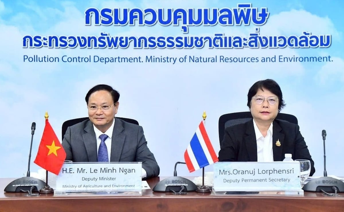 Thứ trưởng Lê Minh Ngân và bà Oranuj Lorphensri, Phó Thư ký Thường trực Bộ Tài nguyên và Môi trường Thái Lan. Ảnh: Lê Hương. Thứ trưởng Lê Minh Ngân và bà Oranuj Lorphensri, Phó Thư ký Thường trực Bộ Tài nguyên và Môi trường Thái Lan. Ảnh: Lê Hương.