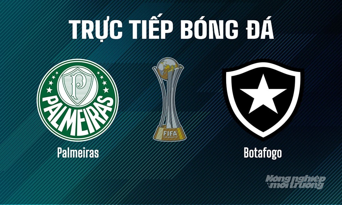 Trực tiếp bóng đá giải FIFA Club World Cup 2025 giữa Palmeiras vs Botafogo hôm nay 28/6/2025 Trực tiếp bóng đá giải FIFA Club World Cup 2025 giữa Palmeiras vs Botafogo hôm nay 28/6/2025
