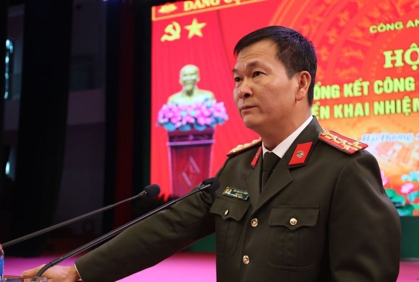 Đại tá Bùi Quang Bình, tân Giám đốc Công an TP Hải Phòng. Ảnh: Hải Ninh. Đại tá Bùi Quang Bình, tân Giám đốc Công an TP Hải Phòng. Ảnh: Hải Ninh.